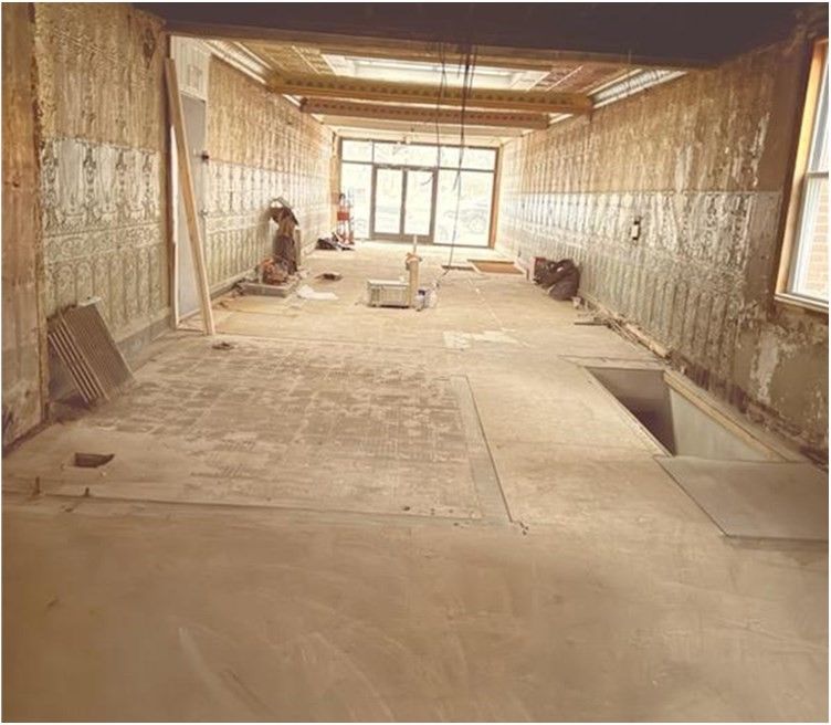 Interior, Stone Walls, Wooden Beams