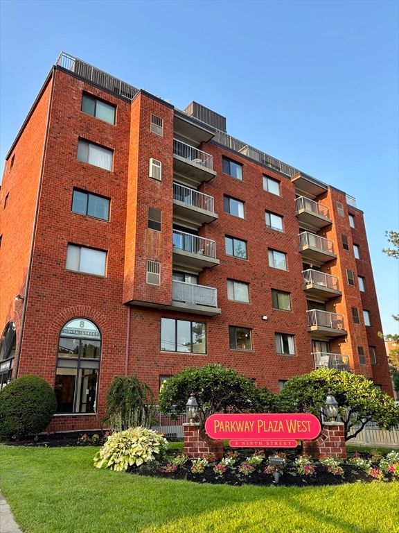 Exterior, Facade, Brick Facade, Condo Building