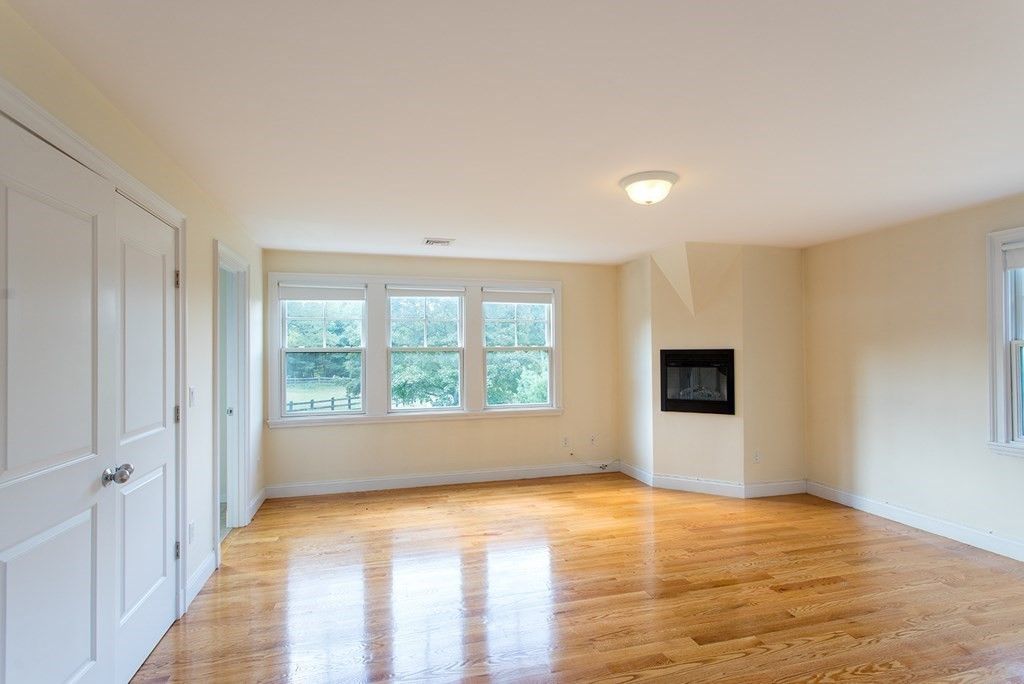 Empty room, Fireplace, Interior, Wood Texture Flooring