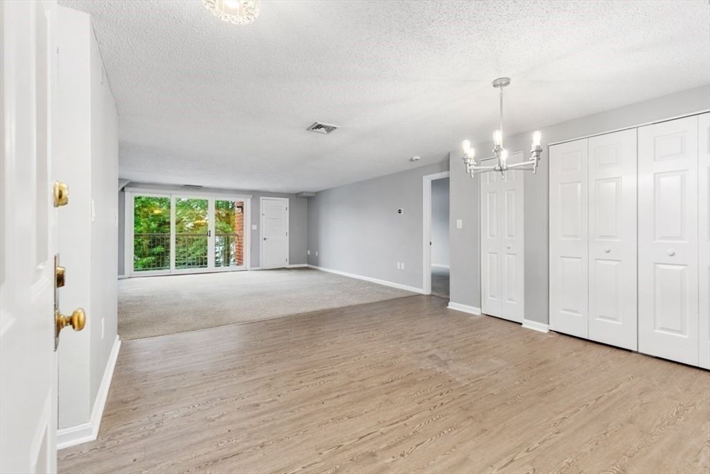 Chandelier, Empty room, Interior, Wood Texture Flooring
