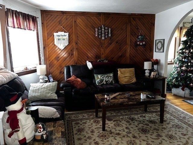Interior, Living room, Wood Texture Flooring, Wooden Walls
