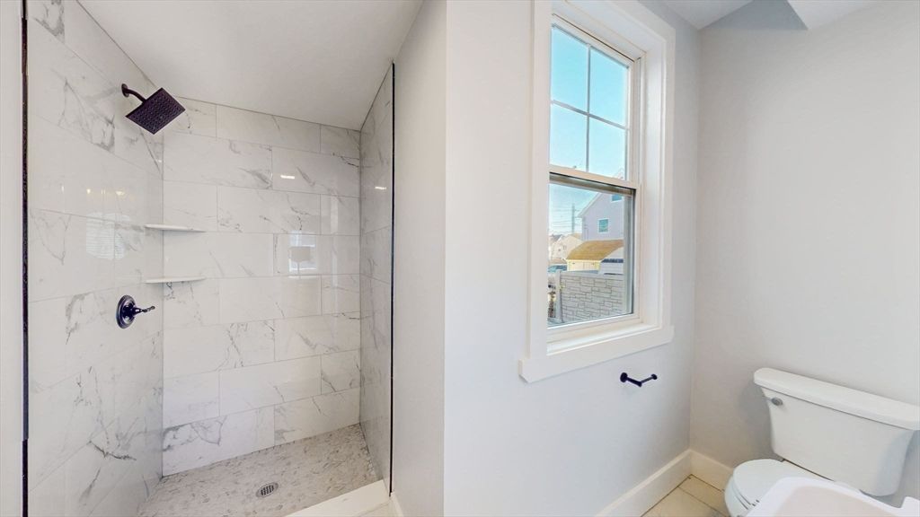 Bathroom, Glass Shower, Interior, Marble Walls