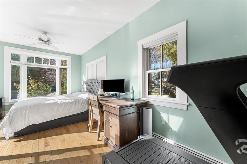 Bedroom, Home Office, Interior, Wood Texture Flooring