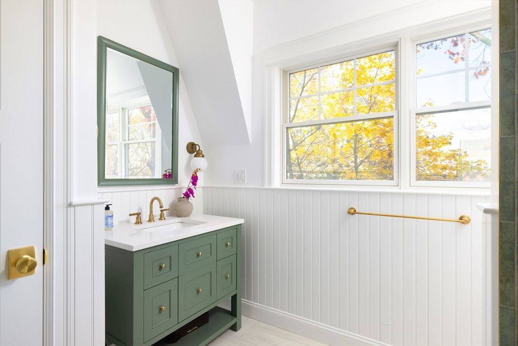 Bathroom, Interior, Wood Texture Flooring