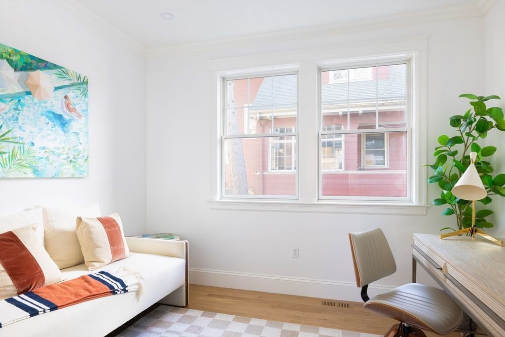 Home Office, Interior, Wood Texture Flooring