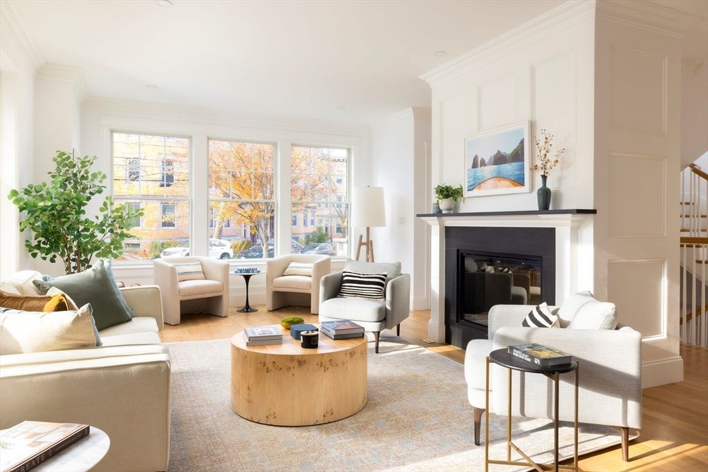 Fireplace, Interior, Living room, Wood Texture Flooring