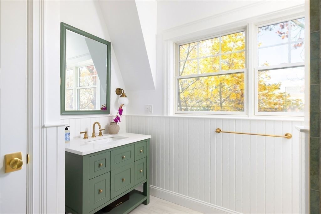Bathroom, Interior, Wood Texture Flooring