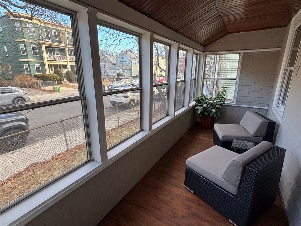 Interior, Sun Room, Wood Texture Flooring
