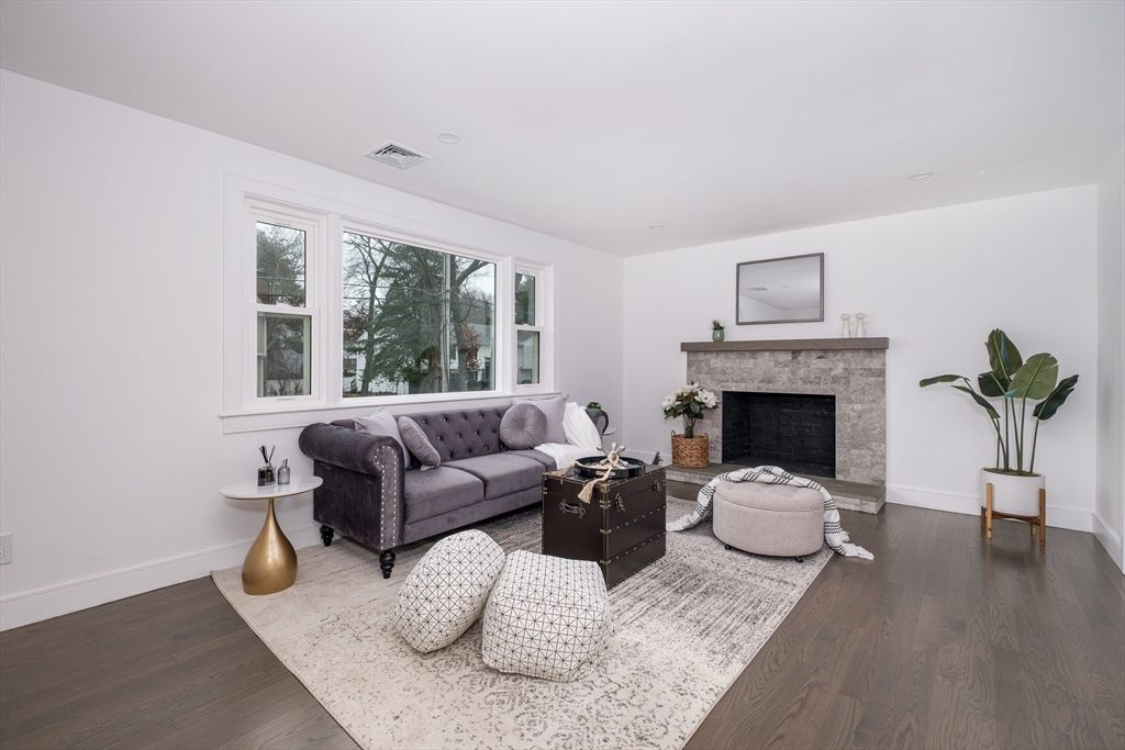 Fireplace, Interior, Living room, Wood Texture Flooring