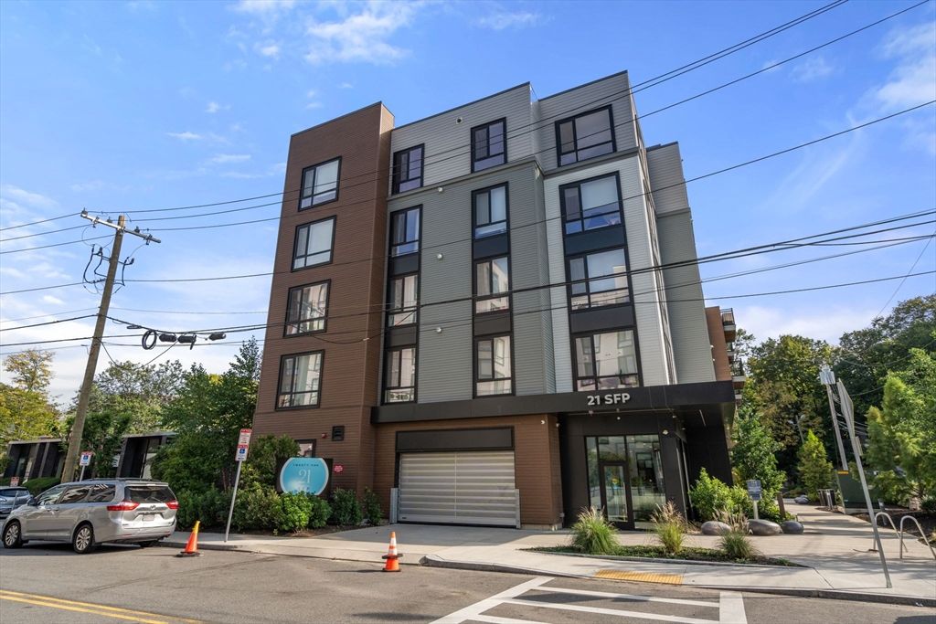 Attached, Exterior, Facade, Condo Building