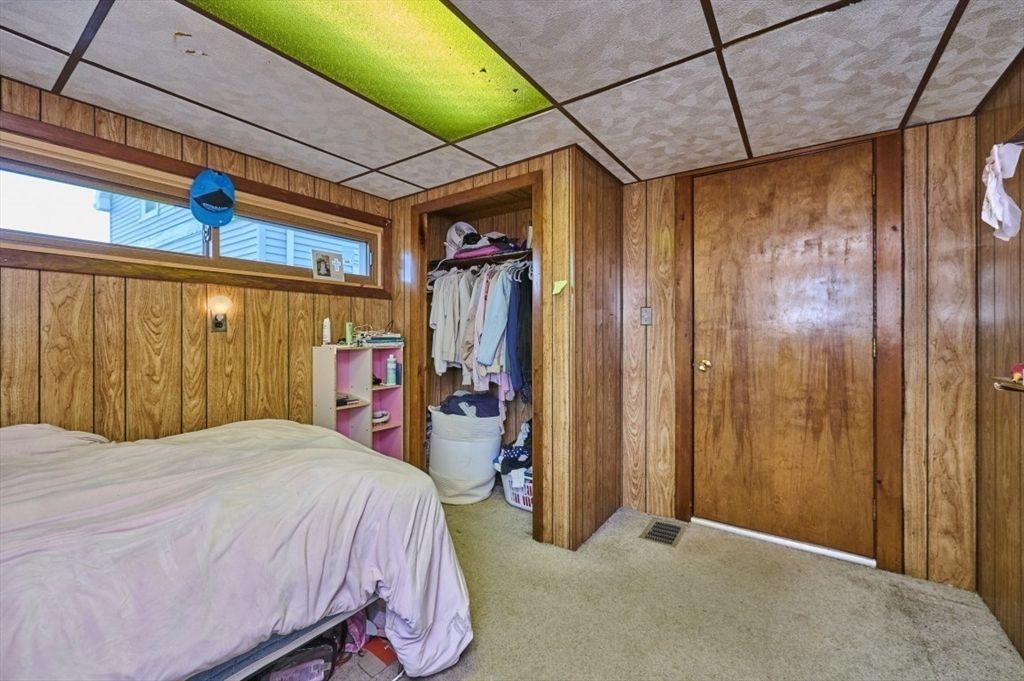 Bedroom, Interior, Wooden Walls