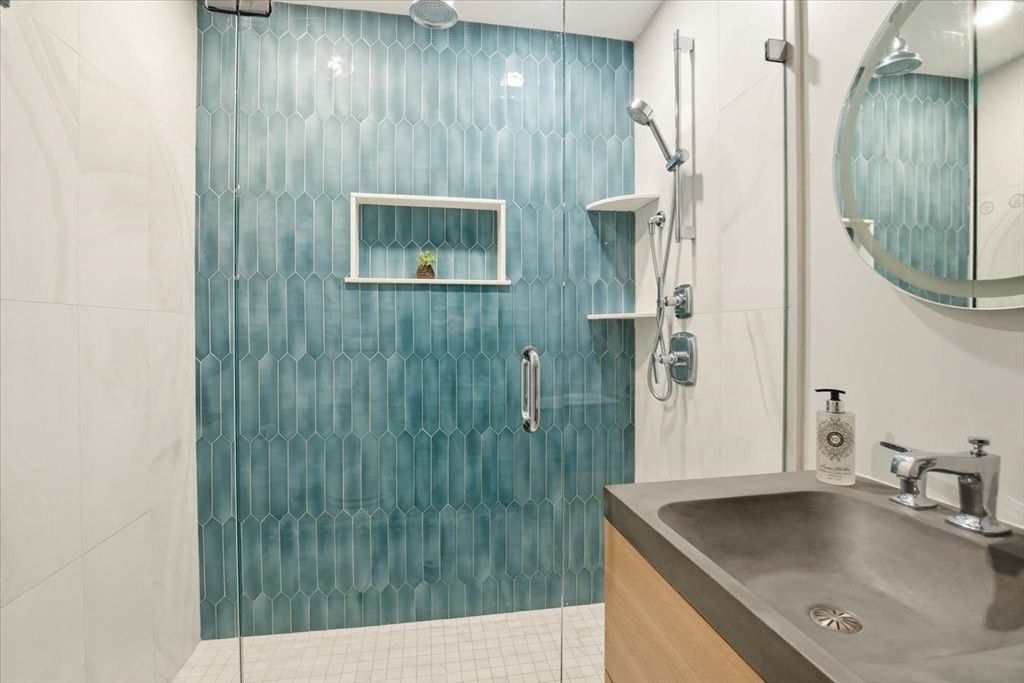 Bathroom, Glass Shower, Interior