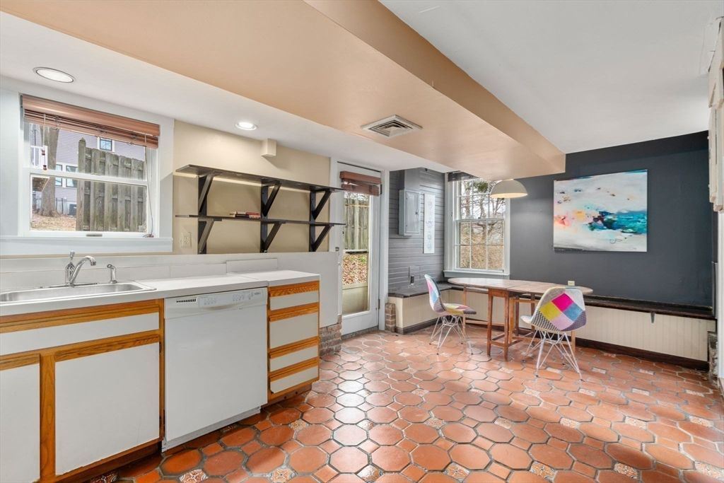 Dining room, Interior, Kitchen, Recessed Lighting