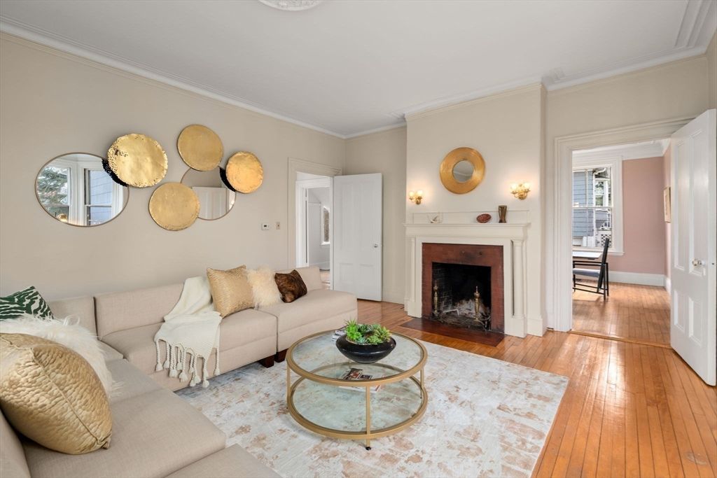 Fireplace, Interior, Living room, Wood Texture Flooring