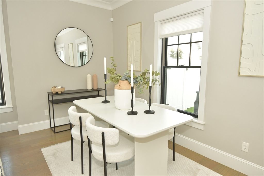Dining room, Interior, Wood Texture Flooring