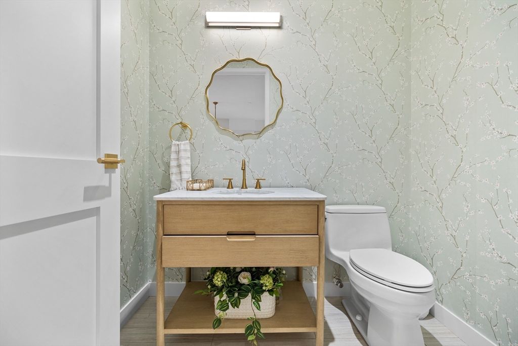 Bathroom, Interior, Wood Texture Flooring