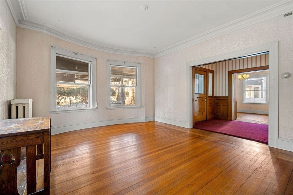Empty room, Interior, Wood Texture Flooring