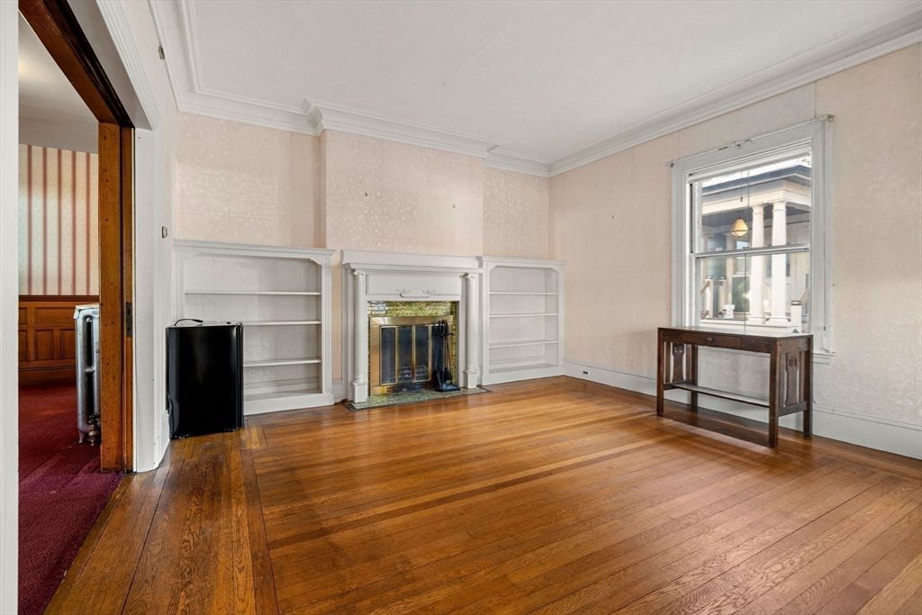 Empty room, Interior, Wood Texture Flooring