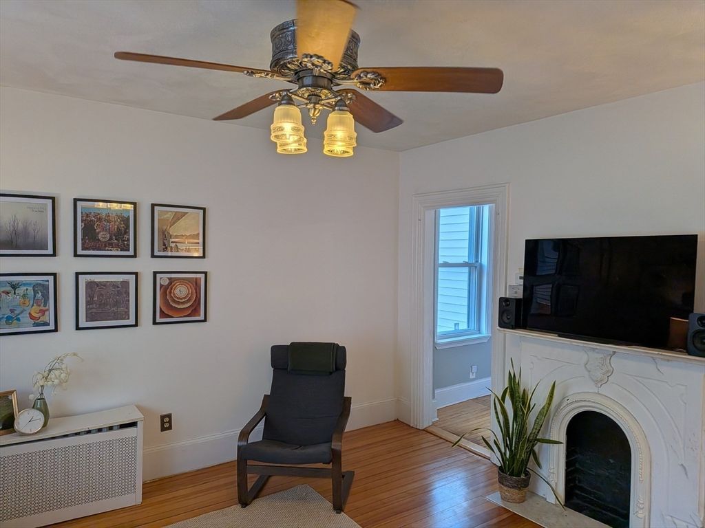 Fireplace, Interior, Wood Texture Flooring