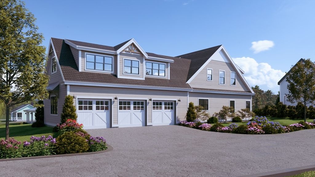 Attached, Exterior, Facade, Farmhouse