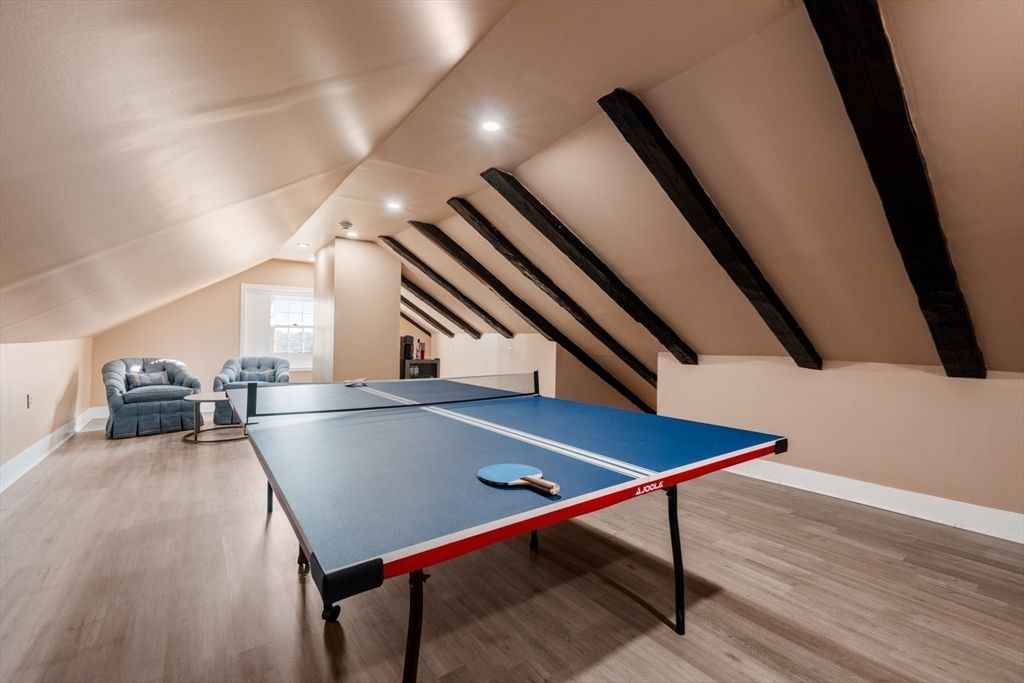 Game Room, Interior, Recessed Lighting, Wood Texture Flooring
