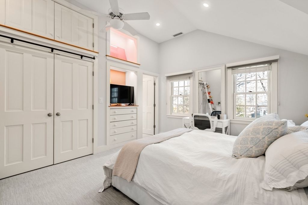 Bedroom, Interior, Recessed Lighting