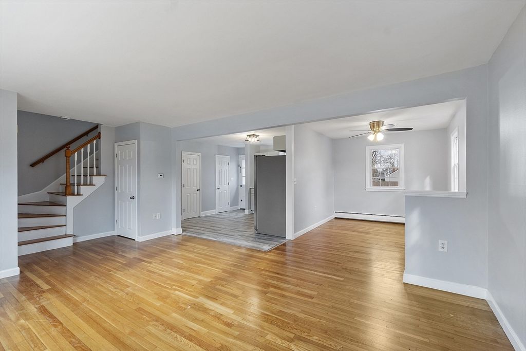 Empty room, Interior, Wood Texture Flooring