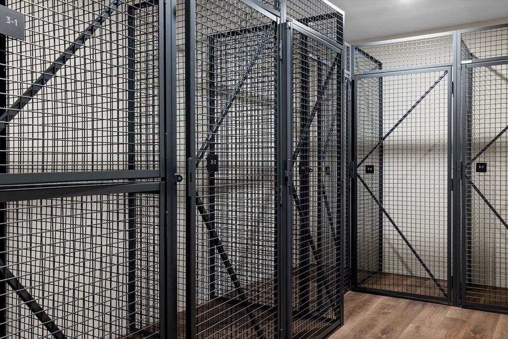 Bathroom, Glass Shower, Interior, Wood Texture Flooring