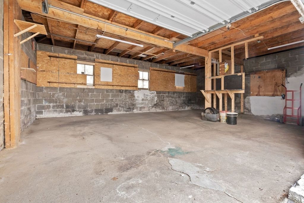 Interior, Stone Walls, Wooden Beams