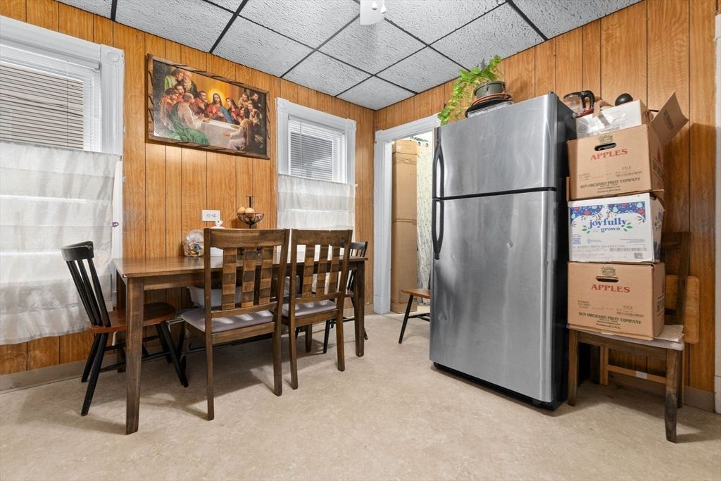 Dining room, Interior, Kitchen, Wooden Walls