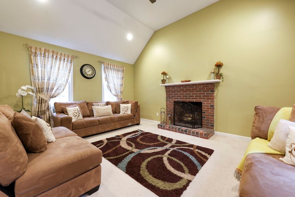 Fireplace, Interior, Living room, Recessed Lighting
