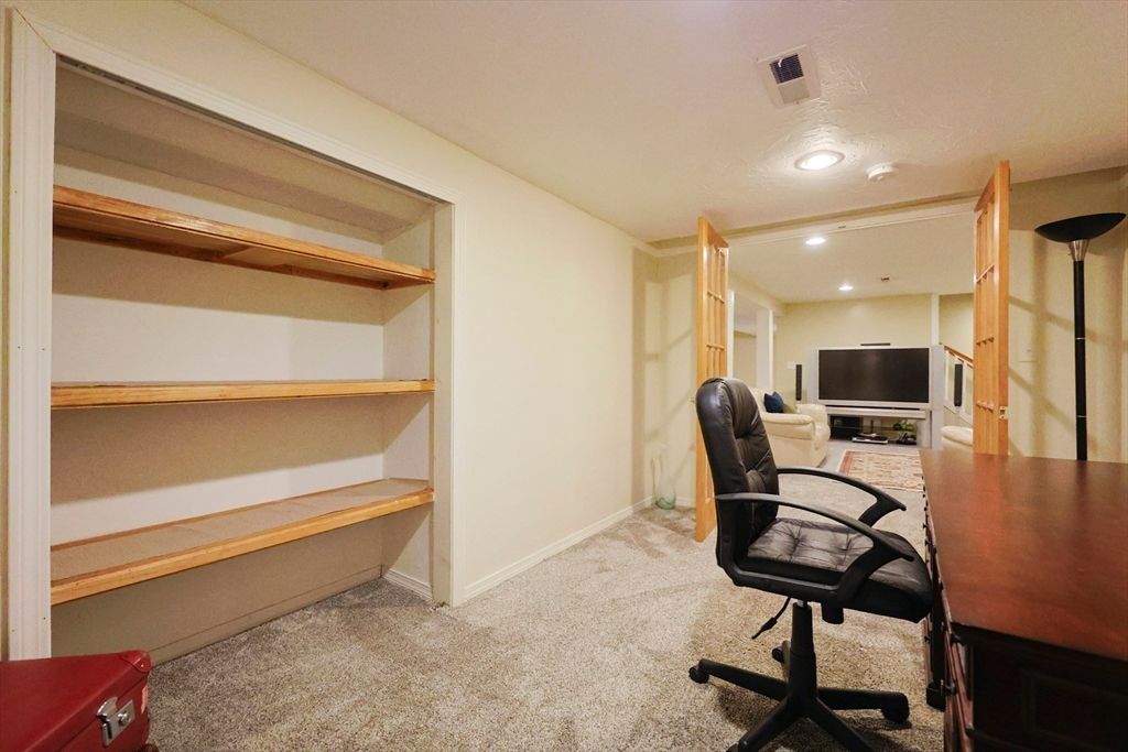 Home Office, Interior, Recessed Lighting