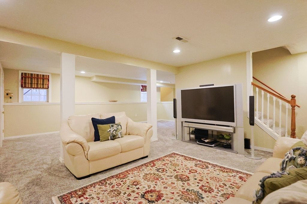 Fireplace, Interior, Living room, Recessed Lighting