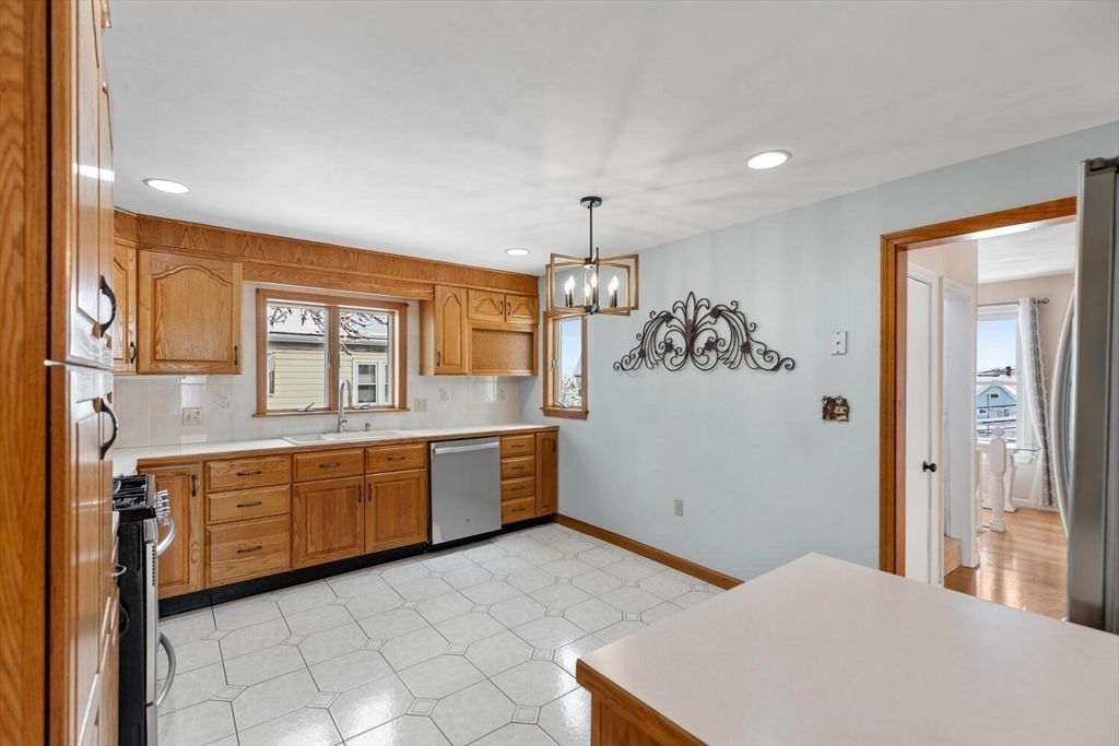 Interior, Kitchen, Pendant Lights, Recessed Lighting