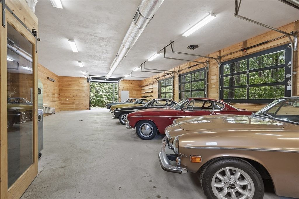 Garage, Interior, Stone Walls, Wooden Walls