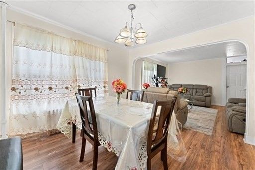 Chandelier, Dining room, Interior, Living room, Wood Texture Flooring