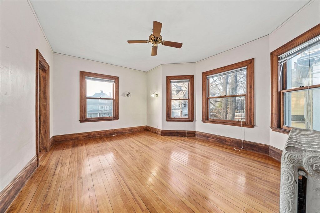 Empty room, Interior, Wood Texture Flooring