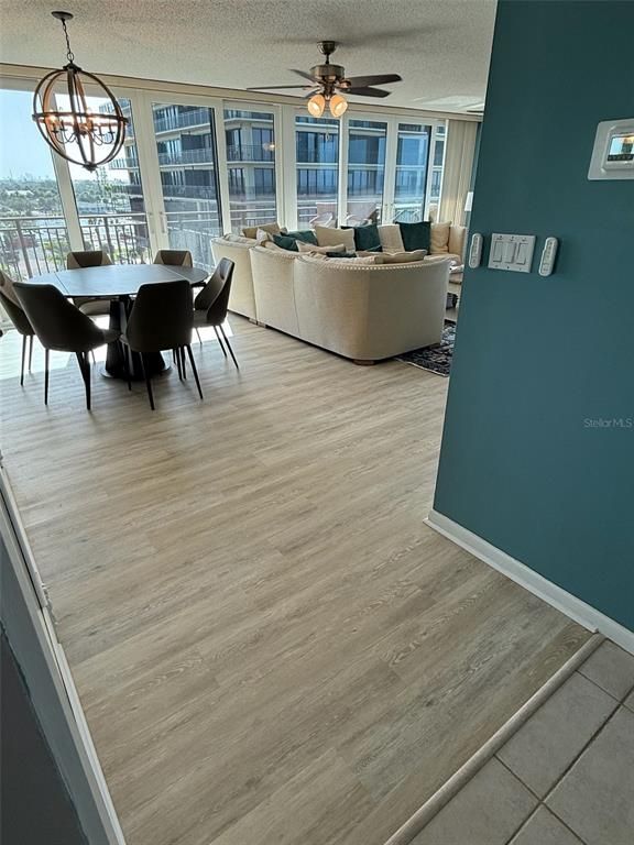 Chandelier, Dining room, Interior, Living room, Wood Texture Flooring