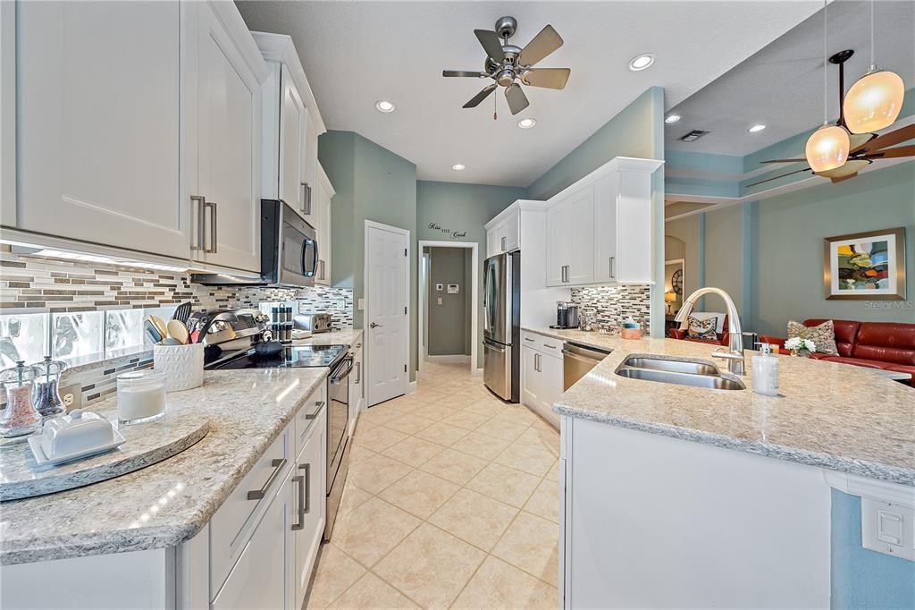 Interior, Kitchen, Recessed Lighting, Stainless Steel Appliances