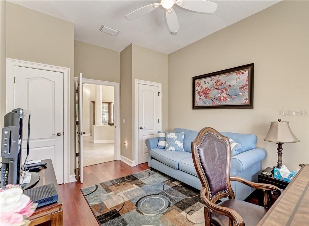 Home Office, Interior, Wood Texture Flooring