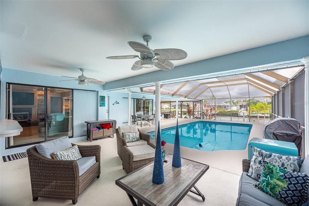 Glass Ceilings, Interior, Living room, Pool, Sun Room