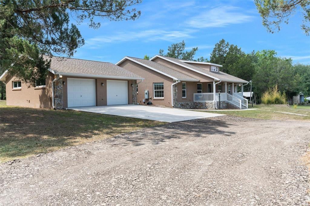 Attached, Backyard, Exterior, Facade, Ranch