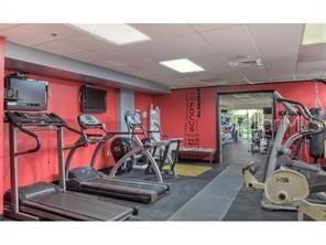 Fitness Equipment, Gym, Interior, Recessed Lighting