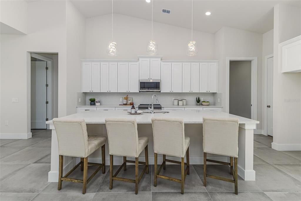 Interior, Kitchen, Pendant Lights, Recessed Lighting