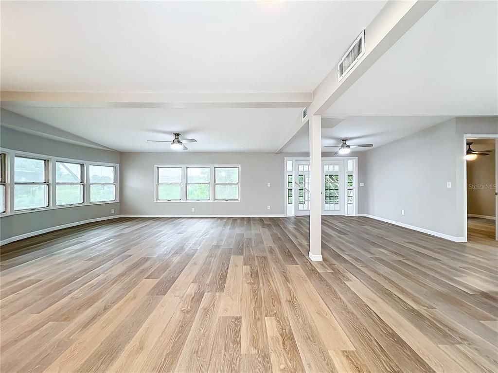 Empty room, Interior, Wood Texture Flooring