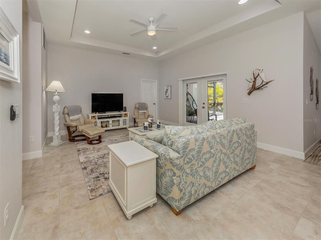 Interior, Living room, Recessed Lighting