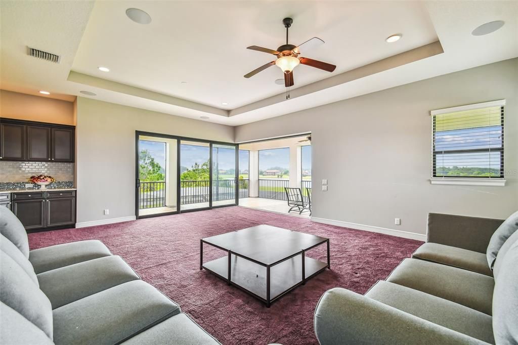 Interior, Living room, Recessed Lighting