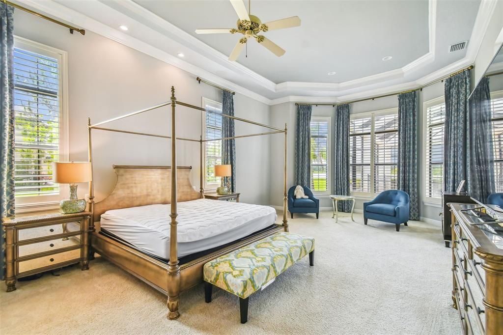 Bedroom, Interior, Recessed Lighting