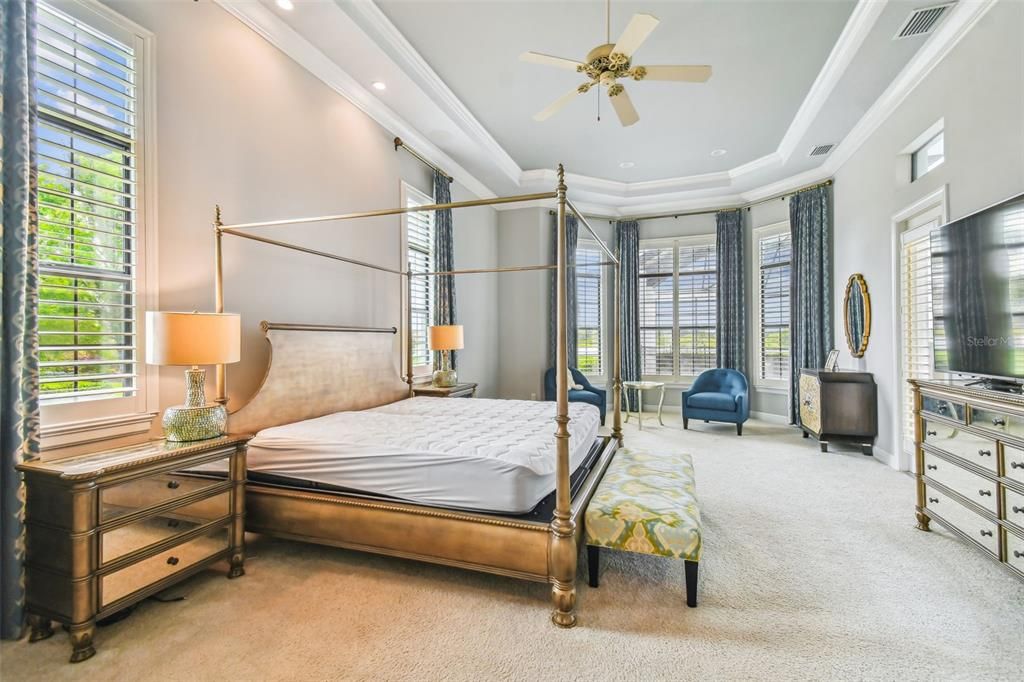 Bedroom, Interior, Recessed Lighting