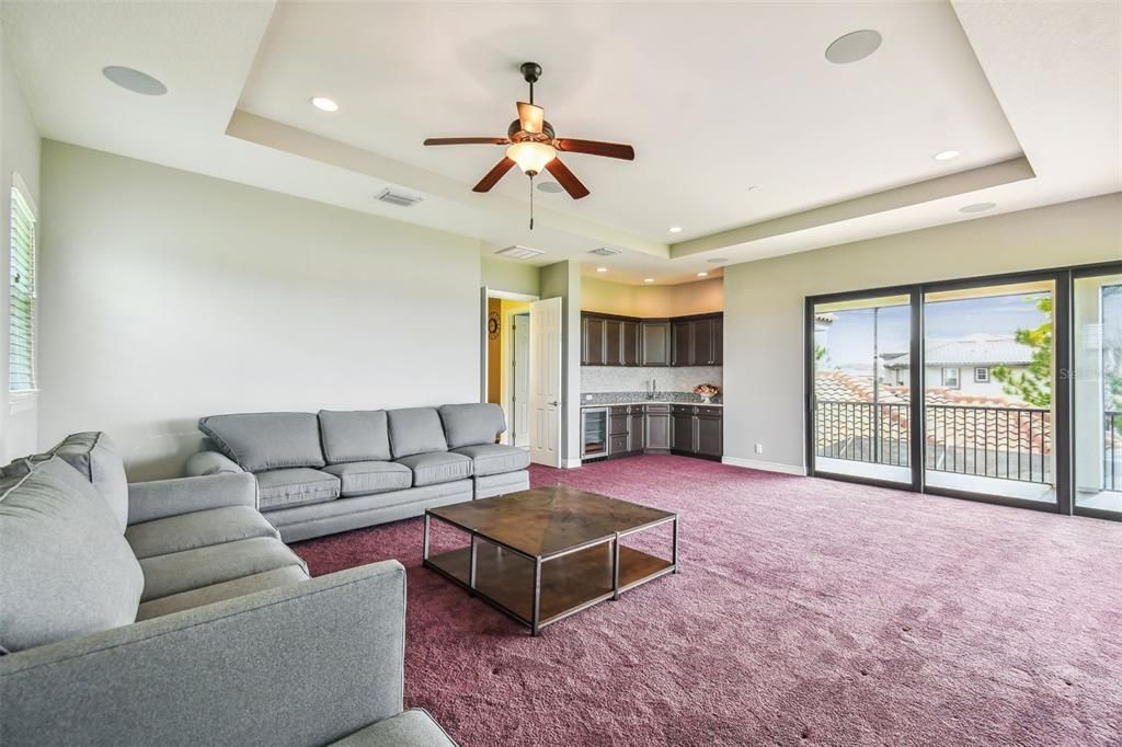 Interior, Living room, Recessed Lighting
